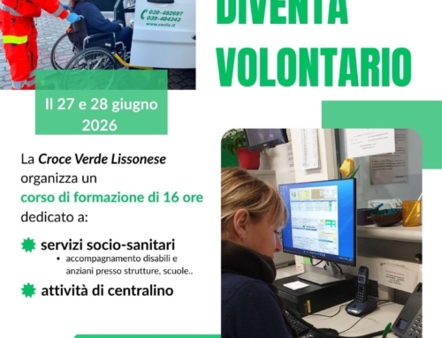 Diventa Volontario: Aperte le iscrizioni al nuovo corso di formazione di 16 ore